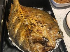 烤东海大黄鱼-九府羊·鲜羊火锅·烤串(新华路店)