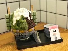 抹茶生乳かき氷-WONDER ICE 萬得冰田(建設路总店)