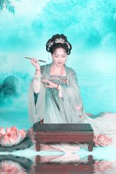 -后宫·古装汉服京剧儿童亲子全家福摄影