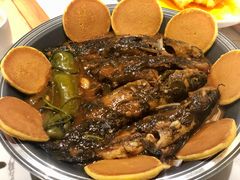 铁锅昂刺鱼贴玉米饼-关东小磨东北菜(漕河泾印象城店)