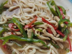 尖椒肉丝打卤面-关东风老北方菜馆(桂芳园店)