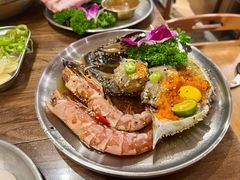 -明洞阿姨·韩式酱蟹烤肉·创意料理(三元桥店)