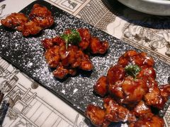 雪花糖醋里脊-绿茶餐厅(乐峰广场店)