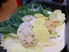 鲜蔬拼盘-宽板凳老灶火锅(南礼士路店)