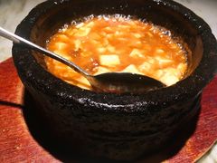 石锅鸡汤豆腐-绿茶餐厅(昆明世纪金源店)