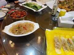 -东来菜馆•手抓海鲜家常菜•海鲜锅贴(鸽子窝店)