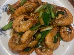 小葱炒青虾-盈春大饭店(千山路店)