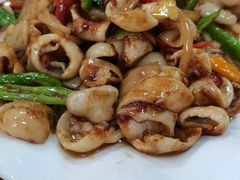 酸笋炒大肠-始兴县农家小院餐馆