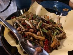 竹笋炒肥肠-华豫川酒家(大卫城店)