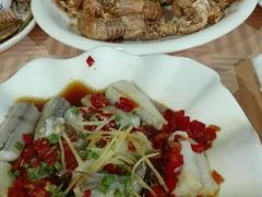 椒盐濑尿虾，剁椒蒸九吐鱼-新享乐海鲜(翠华路店)