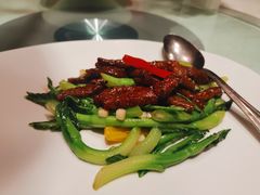 菜心炒牛柳-悦海堂(金融街购物中心店)