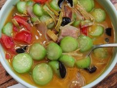 咸肉番茄煨丝瓜-花房餐厅(西溪天堂店)