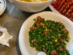 家常豆米肉丁-刘胖子家常菜·蹄花焖藕(富安街店)