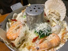 明虾辣酱奶油意面-BELLOCO倍乐(静安店)