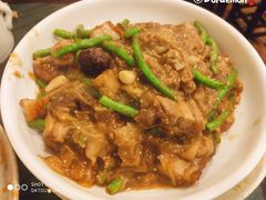 茄子豆角焖烧肉-紫金食坊(江南西路店)