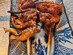 串烤鱿鱼须-探鱼·鲜青椒爽麻烤鱼(天河优托邦店)