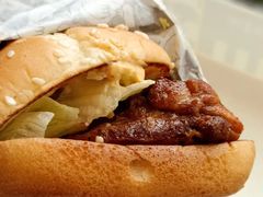 卤辣辣卤鸭鸭风味鸡腿堡-肯德基(嘉祥银座店)