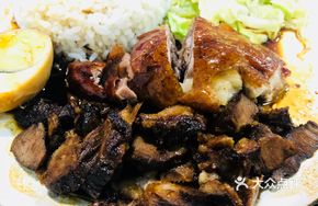 Roast Duck and Braised Pork Combination