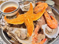 蒸汽海鲜-五谷丰登农家院·地道胶东菜·海鲜烧烤(威海店)