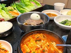 辣豆腐汤-本家韩国烤肉(财富大厦店)