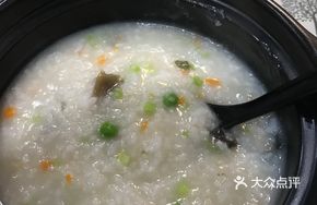 Celery and Scallop Rice Porridge