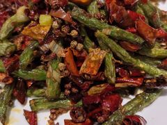 干煸扁豆-李连贵熏肉大饼(丰台南路地铁站店)