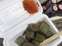 煎纳西鸡豆凉粉-内涵饵块