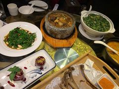 果仁拌沙葱-老阿妈蒙古村·蒙古包·草原文化·歌舞表演(老君堂店)