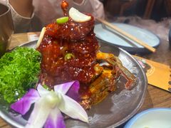 -明洞阿姨·韩式酱蟹烤肉·创意料理(三元桥店)