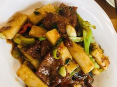 XO酱牛肉炒年糕-日昌餐馆(亦庄店)
