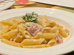鸡肉蘑菇培根斜管面-安妮意大利餐厅(国贸店)