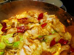 干锅手撕包菜-绿茶餐厅(汇悦大融城店)