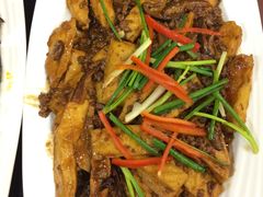 嫩炒肉末普宁豆腐-潮盧打边炉