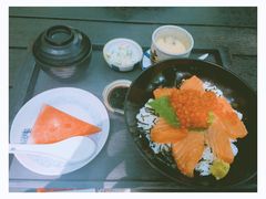 三文鱼和鱼子盖饭套餐-蘭·日本料理铁板烧(碧云路店)