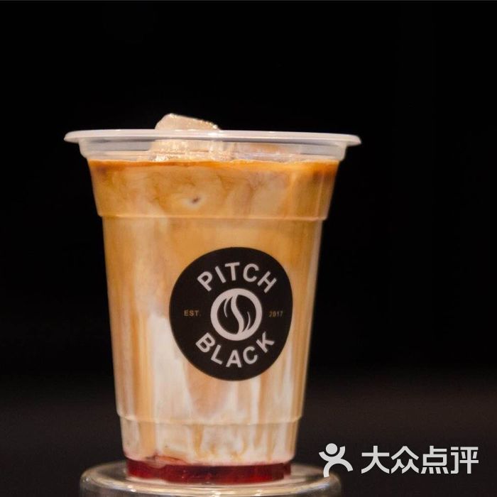 pitch black玫瑰拿铁图片-北京咖啡厅-大众点评网