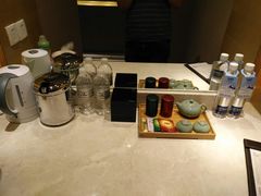行政房的茶品很丰富-上海新锦江大酒店