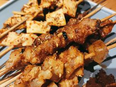鲜羊肉串-小俩口烧烤东北菜(双井店)