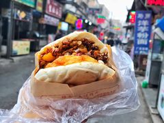 蛋菜夹馍-老马家马蓉蛋菜夹馍·腊牛肉夹馍(回民街店)