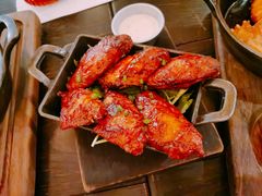 苹果木烟熏鸡翅-Goose Island Brewhouse鹅岛精酿啤酒酿造工坊餐厅