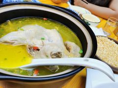 农家土鸡汤泡炒米-巢湖名吃·徽府农家菜(半汤店)