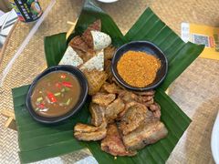 烤猪皮拼烤五花-多哥水傣味餐厅(司马巷店)