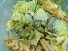 炸鸡沙拉-郑阿姨的家·이모네·韩料&烤肉(武川路店)