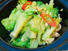 虾酱啫生菜煲-尚一汤·粤菜海鲜(环球港店)