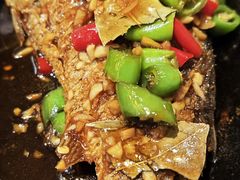 -东来菜馆•手抓海鲜家常菜•海鲜锅贴(鸽子窝店)