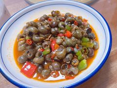 酱爆螺丝-芦茨金富饭庄·25年老字号·专做稻草鸡
