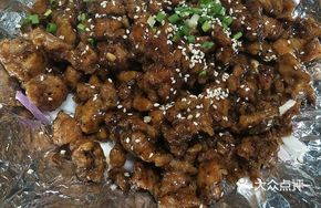 Black Pepper Chicken on Iron Plate