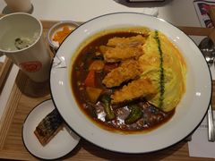 炸虾排咖喱蛋包饭-池奈·日式咖喱蛋包饭(老城根Gpark店)