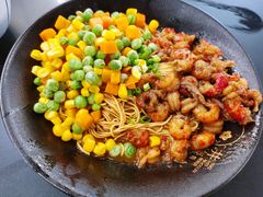 秘制小龙虾拌面-贡梅老面馆·蟹粉面·无锡特色小吃(南长街主推店)