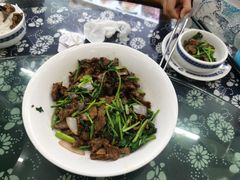 小炒黄牛肉-龚师傅土菜馆.地道农家菜(魅力湘西店)