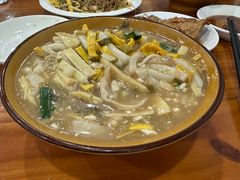 糟肉笋干炒年糕-老袁炒年糕(富豪路店)